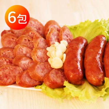 【預購7/17出貨】【信吉生機】黑鮪魚香腸 6包