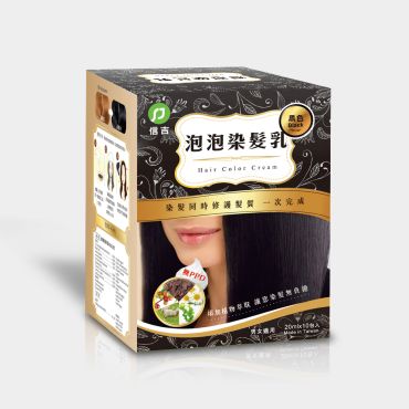 【信吉生機】泡泡染髮乳 黑色 1盒