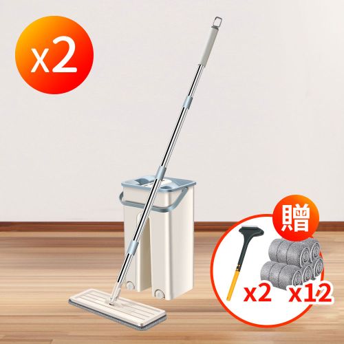 【ShinJi 信吉】特級超纖拖把組