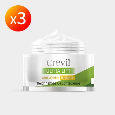 【Crevil】德國原裝抗皺亮采霜 3瓶