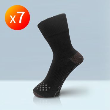 【奔馳】銅纖維循環襪 7雙