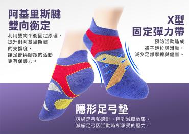 【ShinJi 信吉】環形減壓足弓襪 12雙+濕紙巾 12包