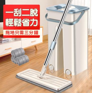 【ShinJi 信吉】特級超纖拖把組