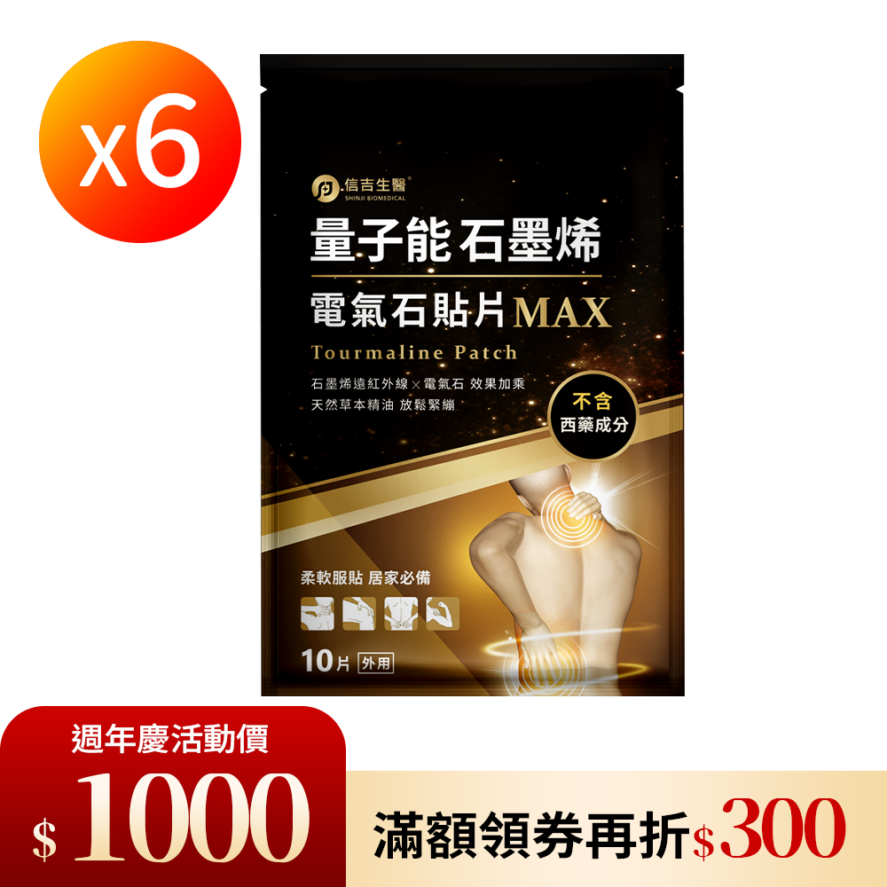 【信吉生醫】量子能石墨烯電氣石貼片