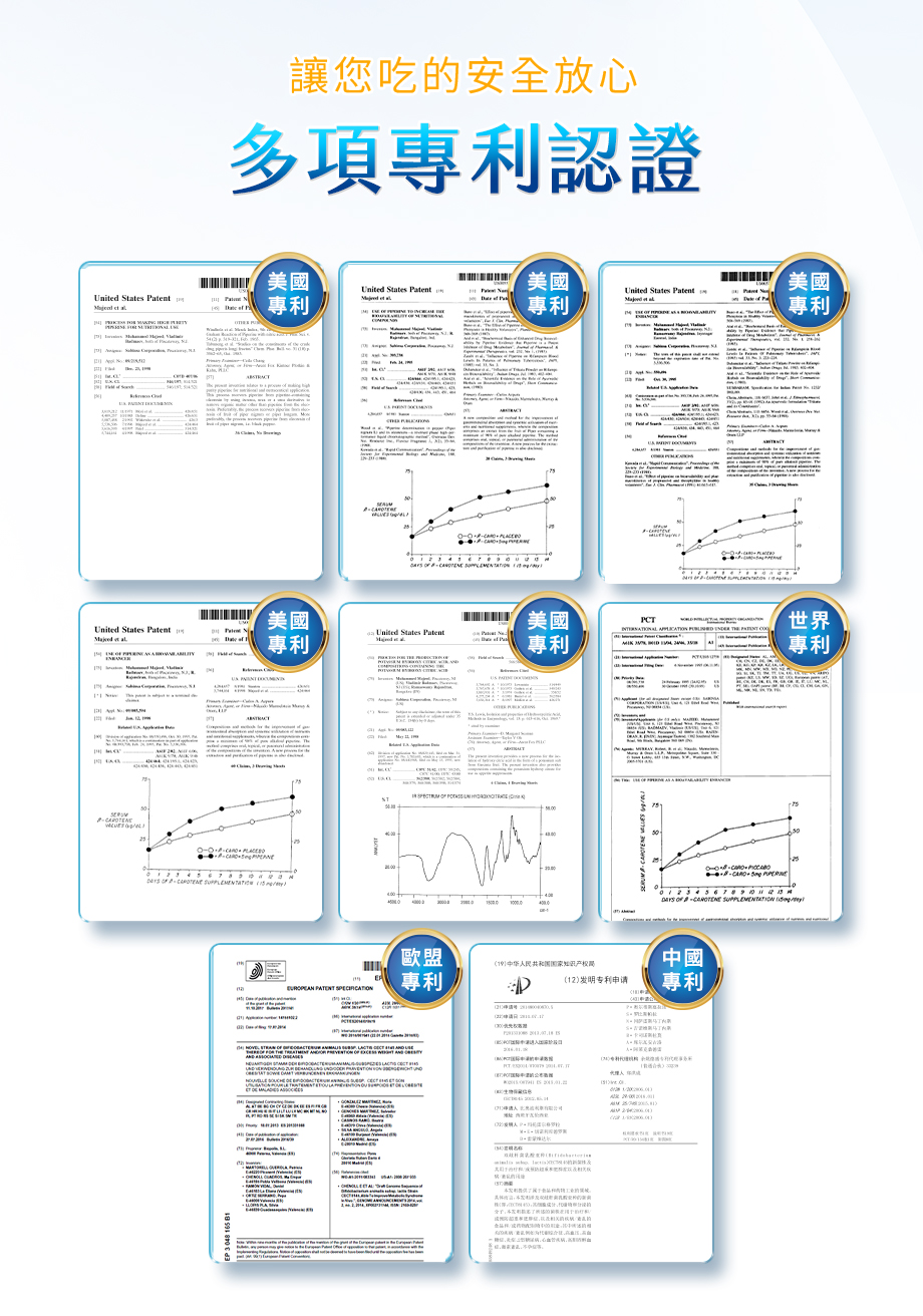 長泰健康_紅藜果膠仙暢凍_專利認證