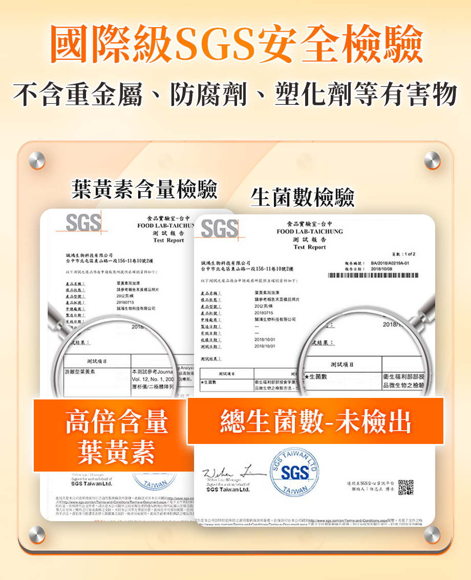 UNISKIN零机齡_葉黃素雙效凍_SGS認證