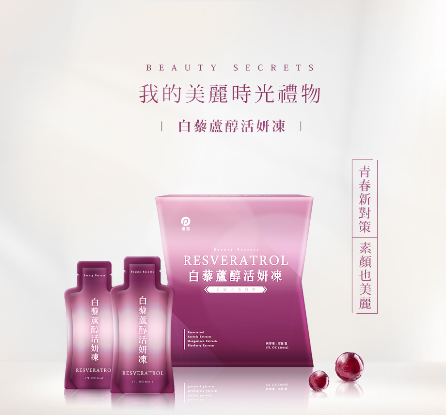 信吉生醫_白藜蘆醇活妍凍_素顏_青春新對策