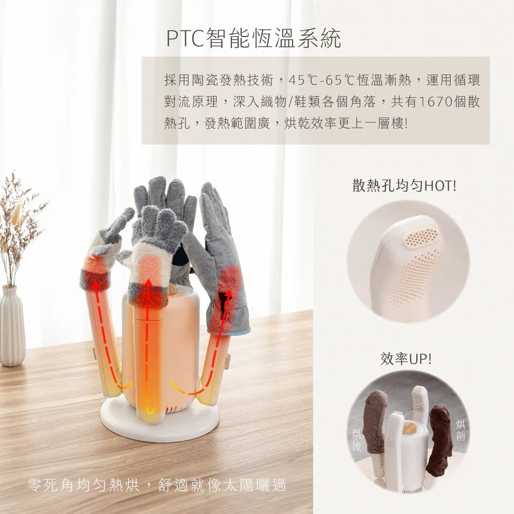 KINYO_烘不讓．多功能烘乾機_PTC智能恆溫系統