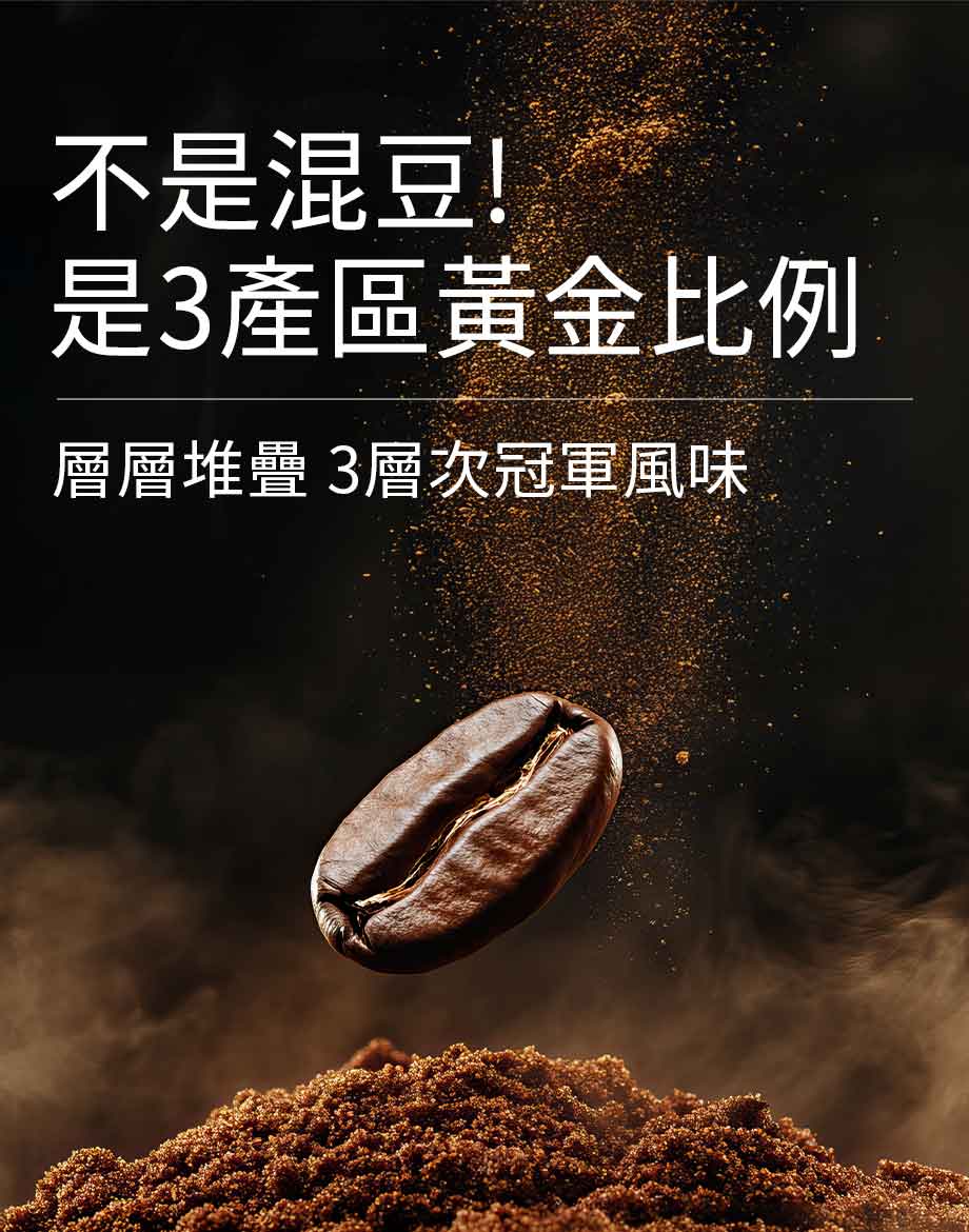 3產區黃金比例_3層次冠軍風味