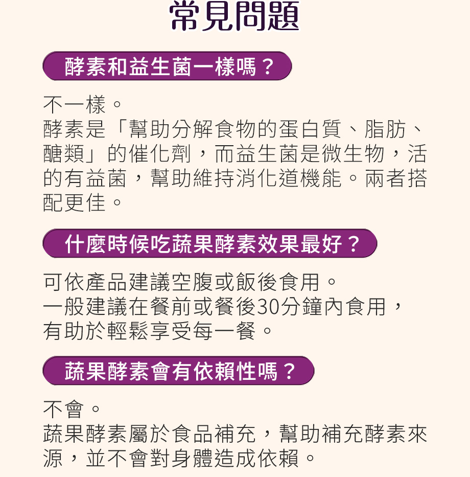 信吉生醫_百膳纖酵素_升級版_常見問題