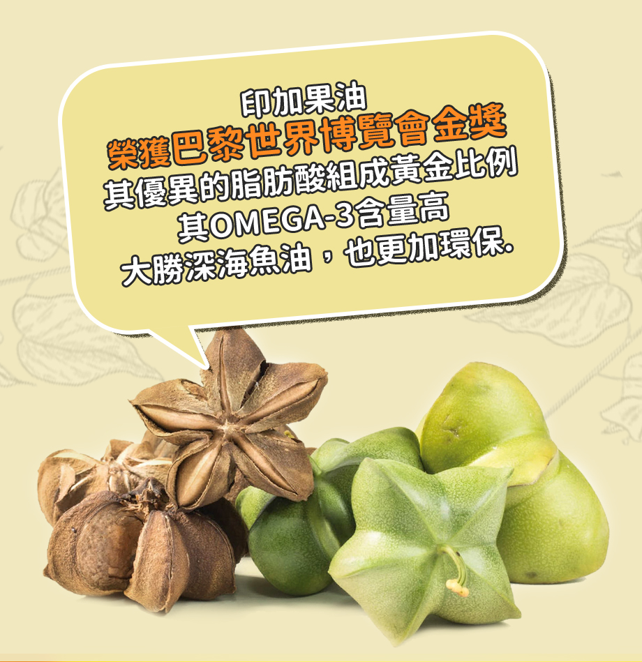 信吉生醫_頂級100%純印加果油_Omega-3含量高