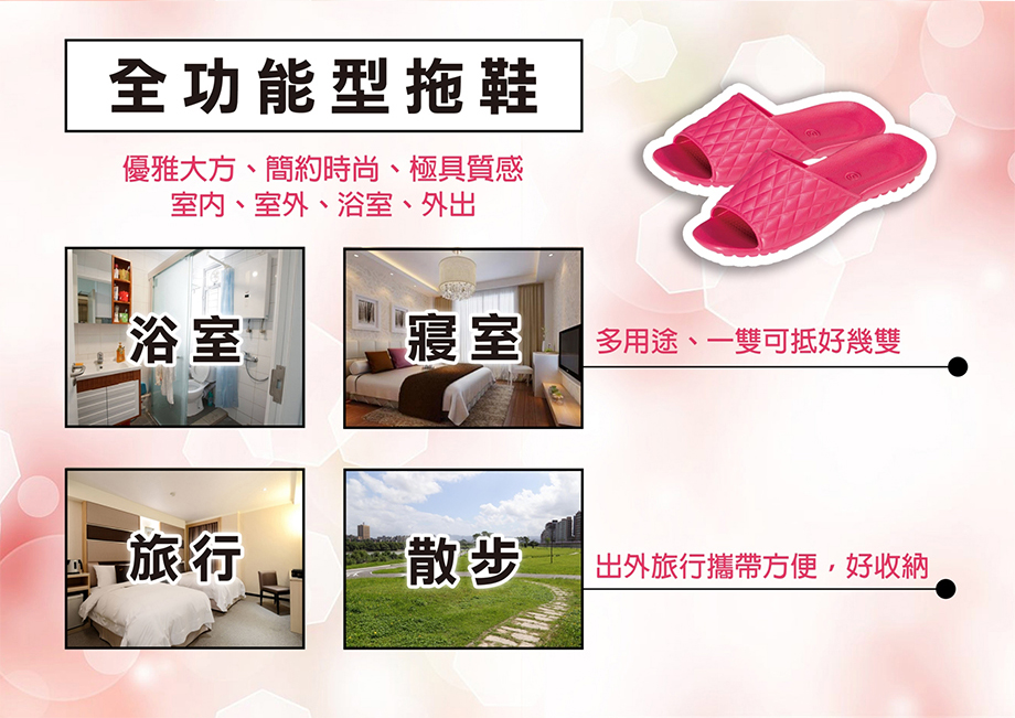 ShinJi 信吉_3D輕量防滑居家拖_全功能型拖鞋