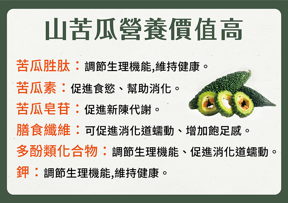 誠漢嚴選_天然無添加山苦瓜茶_苦瓜好處