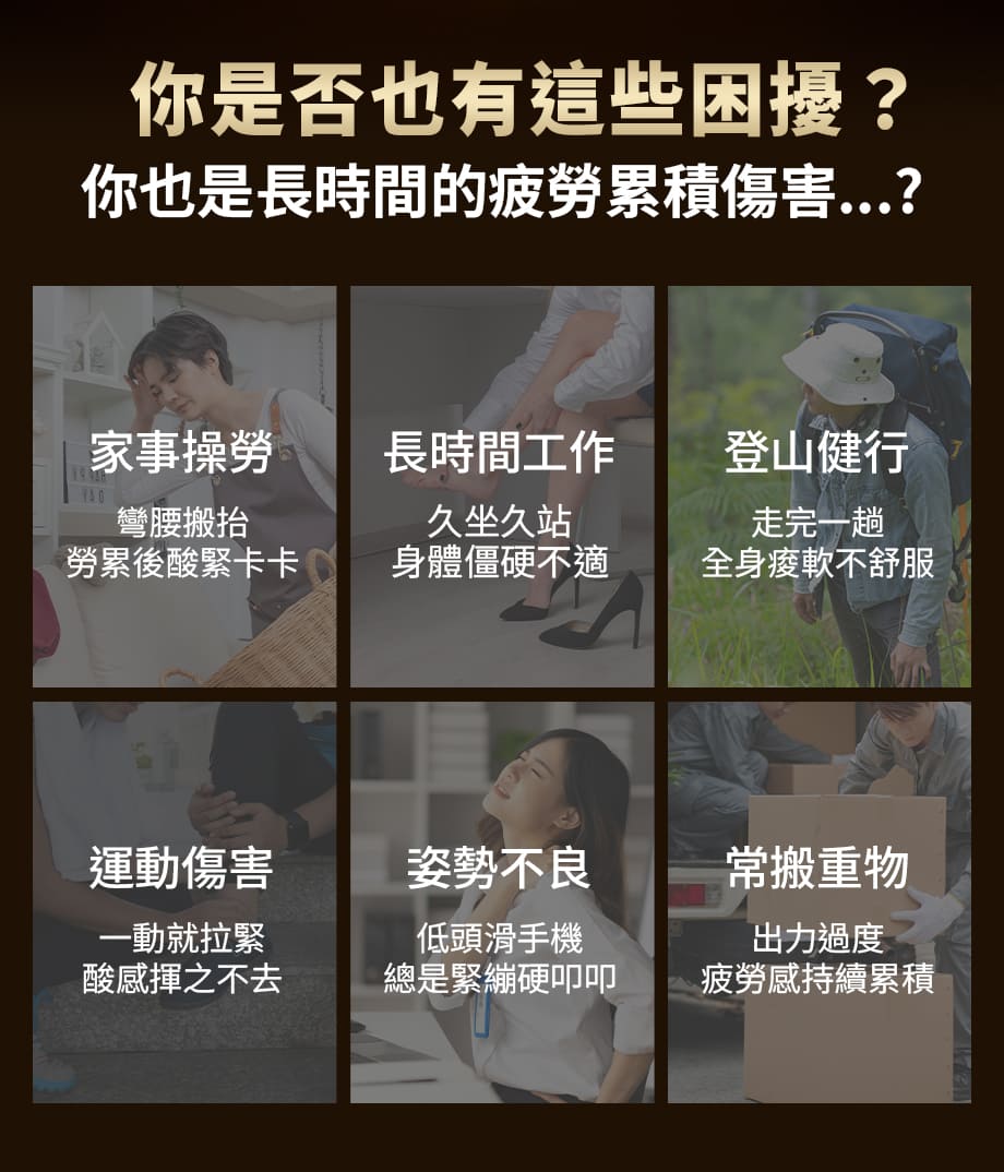 信吉生醫_量子能石墨烯電氣石貼片_你是否也有這些困擾