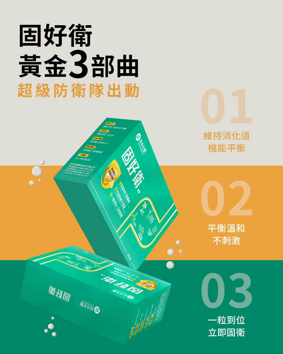 信吉生醫_固好衛_維持消化道機能平衡