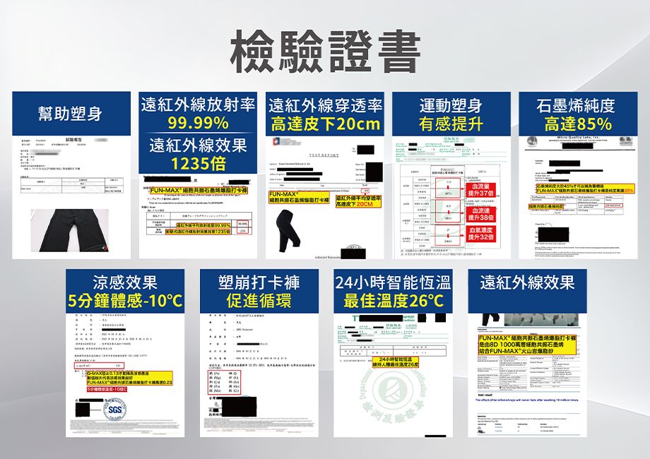 PP石墨烯_塑崩打卡褲_檢驗證書